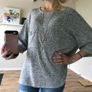 Super soft gray top